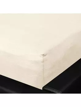 Простыня BettwarenShop Multi Stretch, белый