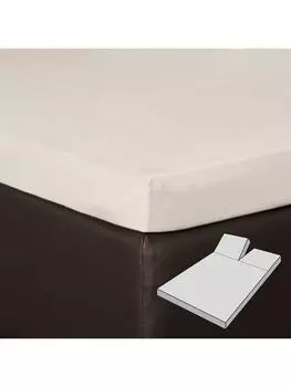 Простыня BettwarenShop, песочный