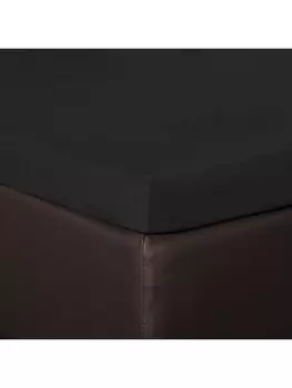 Простыня BettwarenShop Topper, черный