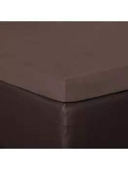 Простыня BettwarenShop Topper, цвет aschbraun