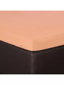 Простыня BettwarenShop Topper, цвет pfirsich