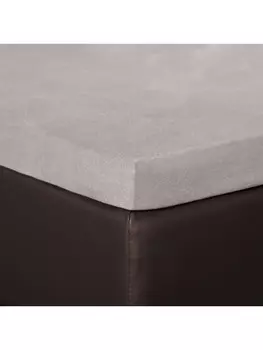 Простыня BettwarenShop Topper, цвет platin