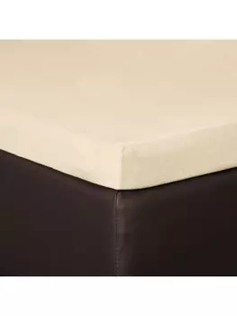 Простыня BettwarenShop Topper, цвет vanille
