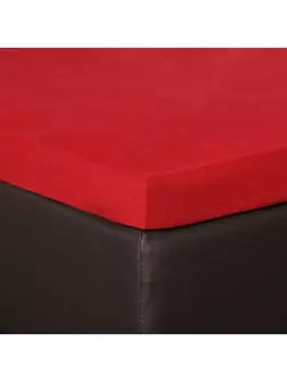 Простыня BettwarenShop Topper, красный