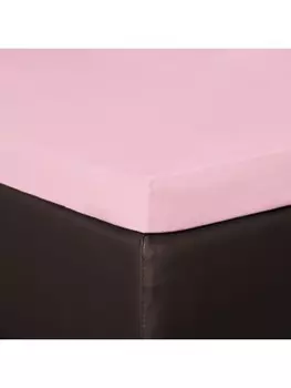 Простыня BettwarenShop Topper, розовый