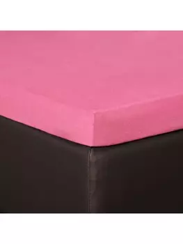 Простыня BettwarenShop Topper, розовый