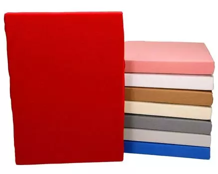 Простыня Betz Mako из джерси, простыня на подкладке, 100% хлопок Mako, размер 100 х 200 см, разные цвета, цвет - кремовый Betzshop