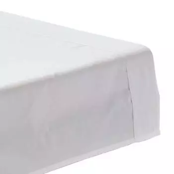 Простыня без резинки органический хлопок Homescapes, белый