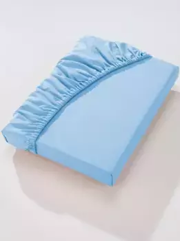 Простыня Biberna, (1 шт.) 150 см, светло-синий