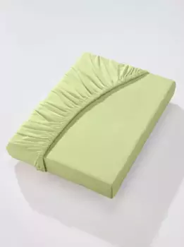 Простыня Biberna, (1 шт.) Б: 90-100 см, зеленый/лайм