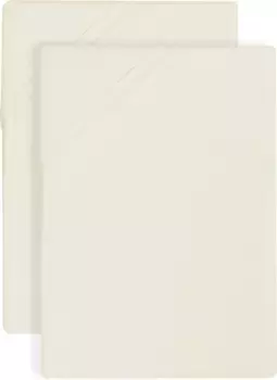 Простыня Biberna "Беннет", согревающая лён мелкий (1 упаковка 2 шт.) 150х250 см, 2 шт., цвет natur