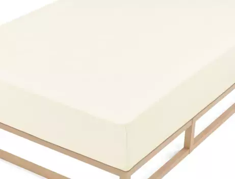 Простыня Biberna, бежевый