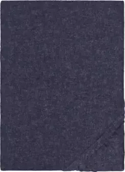 Простыня Biberna "Hermal Biber"хлопковая 90-100х190-200 см, цвет marine