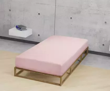 Простыня Biberna на подгонке "Бобер в размере. 90х200, 140х200 или 180х200 см", из хлопка, для матрасов высотой до 22 см, зимние, простыни 90-100х190-200 см, 1 шт., цвет altrosa