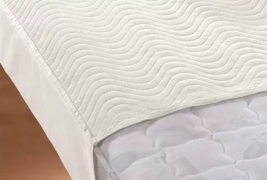 Простыня biberna при недержании, однотонная, белая, 90x160 см