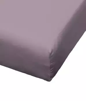 Простыня BIERBAUM "Бобр", зимой уютно и тепло, 100% хлопок, проста в уходе, для матрасов высотой до 20 см 150х200 см, 1 шт., сиреневый/фиолетовый/розовый