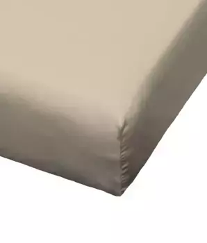 Простыня BIERBAUM "Бобр", зимой уютно и тепло, 100% хлопок, проста в уходе, для матрасов высотой до 20 см 180х200 см, 1 шт., цвет natur/beige/sand/kitt
