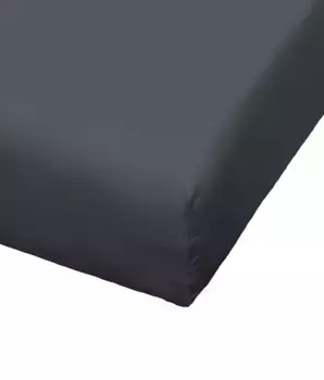 Простыня BIERBAUM "Бобр", зимой уютно и тепло, 100% хлопок, проста в уходе, для матрасов высотой до 20 см 100х200 см, 1 шт., цвет grafit/anthrazit/grau/stein