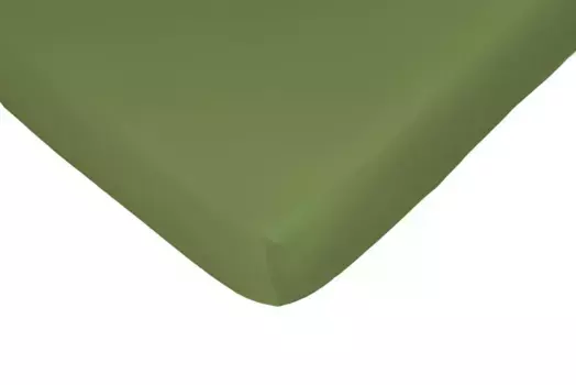 Простыня CASATEX "Джерри", удобная в надевании благодаря высокой эластичности 90-100х190-200 см, 1 шт., зеленый