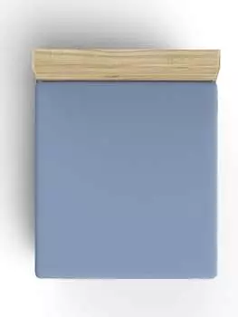 Простыня Colorful Cotton, светло-синий