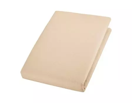 Простыня Cotonea органическая на подкладке из благородной фланели цвета карамели -I218 размер 160х200 см.