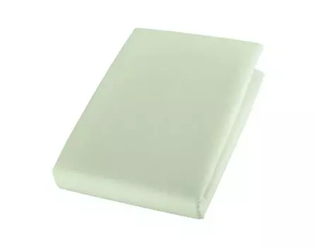 Простыня Cotonea органическая приталенная благородный линон цвет шалфей-I089 размер 60х120 см