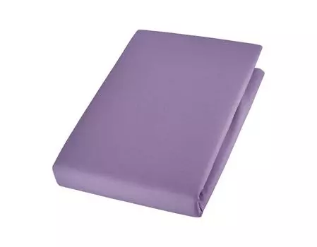 Простыня Cotonea органическая приталенная благородный линон цвет сиреневый -I042 размер 140х200 см