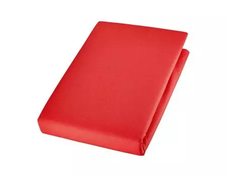 Простыня Cotonea органическая приталенная благородный линон цвет коралл -I032 размер 140х200 см