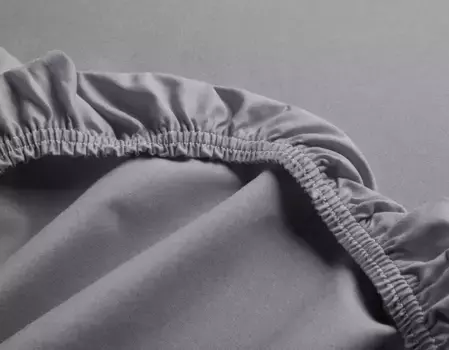 Простыня Cotonea, серый