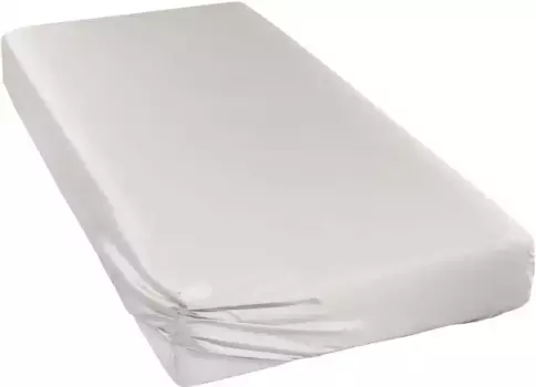 Простыня Curt Bauer на подгонке "Uni-Mako-Satin в размере. 90х200, 140х200 или 180х200 см", из хлопка, для матрасов высотой до 20 см, простынь плоская, простыня на резинке 100х200 см, 1 шт., цвет nebel