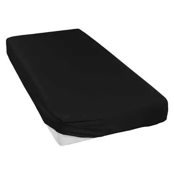 Простыня Curt Bauer сатин Mako, цвет 3318 черный 100/200