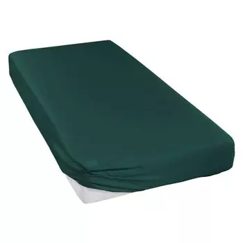 Простыня Curt Bauer Uni Mako Satin приталенная 100 х 200 см Uni Mako Satin 117084-0000-3750 малахит
