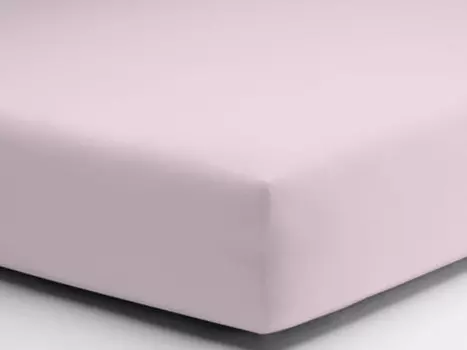 Простыня Daunex Baby Below With Angoly In Jersey Mako, розовый