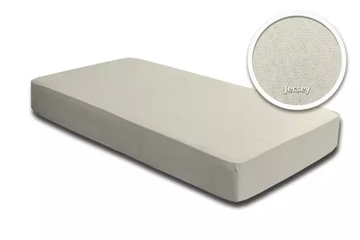 Простыня детская кроватка детская кремовая шерсть белая 60х120 см - 70х140 см хлопок One-Home, бежевый