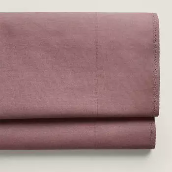 Простыня детская Zara Home Topstitched Cotton, бордовый