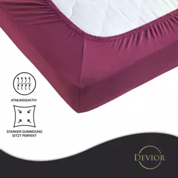 Простыня Devior, бордовый