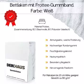 Простыня DH DEIN . HAUS, белый