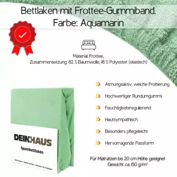 Простыня DH DEIN . HAUS, зеленый