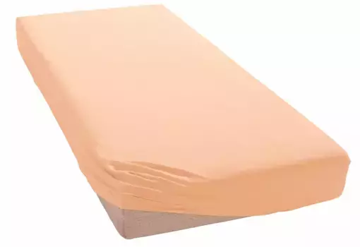 Простыня для моего дома "PHYSALIS", хлопок, матрасы высотой до 18 см, плоская простыня, натяжная простыня, простыня My home 180х200 см, 1 шт., цвет creme