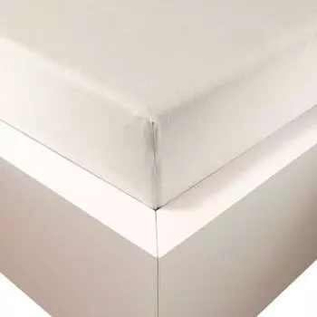 Простыня Dream Castle Premium Plus из благородного джерси 140-160 х 200-220 см снег 260 г/м, 47,5 % хлопок Мако, 47,5 % Лиоцелл, 5 % эластан Traumschloss