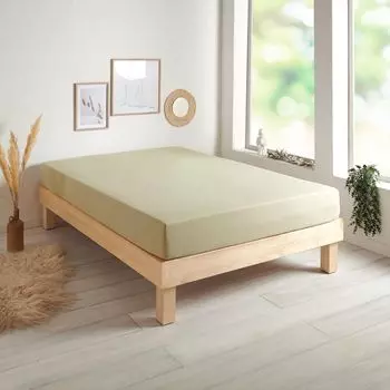 Простыня Dream Sleep Basic из одинарного джерси 90x200 - 100x200 см, серо-коричневый Traumschlaf