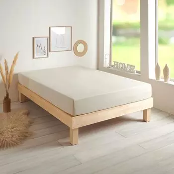 Простыня Dream Sleep Basic одинарного джерси 180х200 - 200х200 см натуральный Traumschlaf