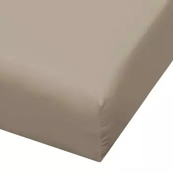 Простыня Dream Sleep Box из пружинного трикотажа премиум 180x200 - 200x220 см, серо-коричневый Traumschlaf