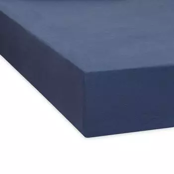 Простыня Dream Sleep Fine лен 140x200 - 160x200 см, темно-синий Traumschlaf