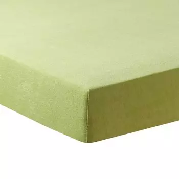 Простыня Dream Sleep махровая стрейч на подгонке 90x200 - 100x200 см салатовый Traumschlaf