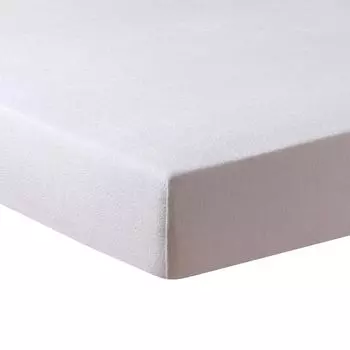 Простыня Dream Sleep махровая стрейч на подгонке 140x200 - 160x200 см белая Traumschlaf