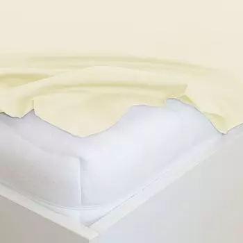 Простыня Dream Sleep Nobel, льняное домашнее полотенце 150х250 см, экрю Traumschlaf