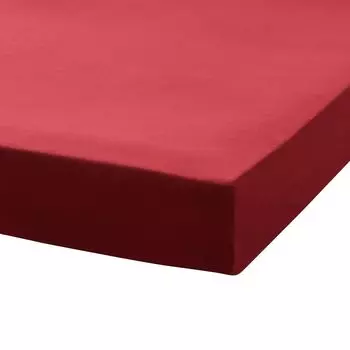 Простыня Dream Sleep Premium интерлок 120x200 см - 130x200 см бордовый Traumschlaf