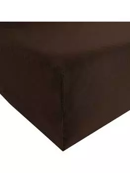 Простыня Erwin Mller, темно-коричневый