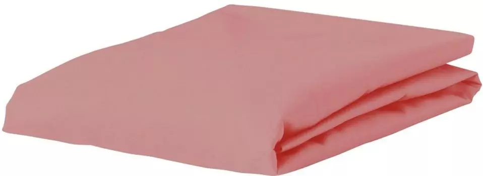 Простыня Essenza из сатина цвет Мята Пыльная роза размер 80х200